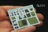 Quinta Studio QD32225 P-39N/Q Airacobra interior 3D-Printed coloured Interior on decal paper (Special Hobby) 1/32